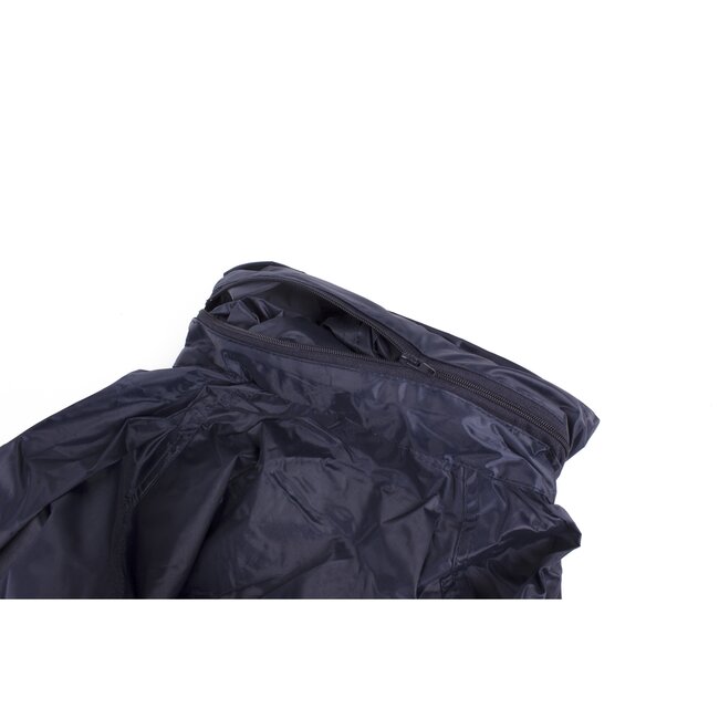 Lastpak Basic regenpak - wind- en waterdicht - blauw - maat XL - met capuchon
