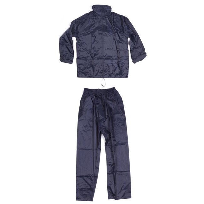 Lastpak Basic regenpak - wind- en waterdicht - blauw - maat XXL