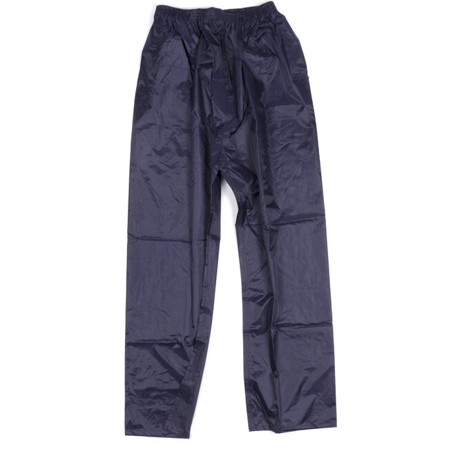 Lastpak Regenpak met capuchon - wind- en waterdicht - blauw - maat XXXL