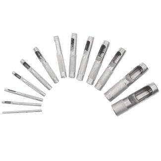 Benson Holpijpset - 12-delig - Hoogwaardig carbon staal - Diverse maten