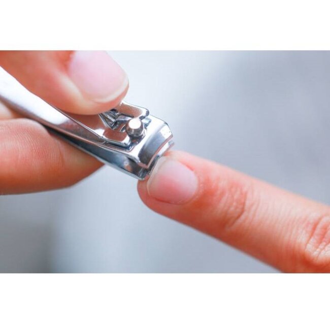 Benson Nagelknipper met vijl - robuust - met ketting - 80 mm - zilverkleurig