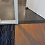 Benson Zware metalen deurstopper - Ø 9 cm - 5 stuks - roestvrij staal - rubberen bescherming