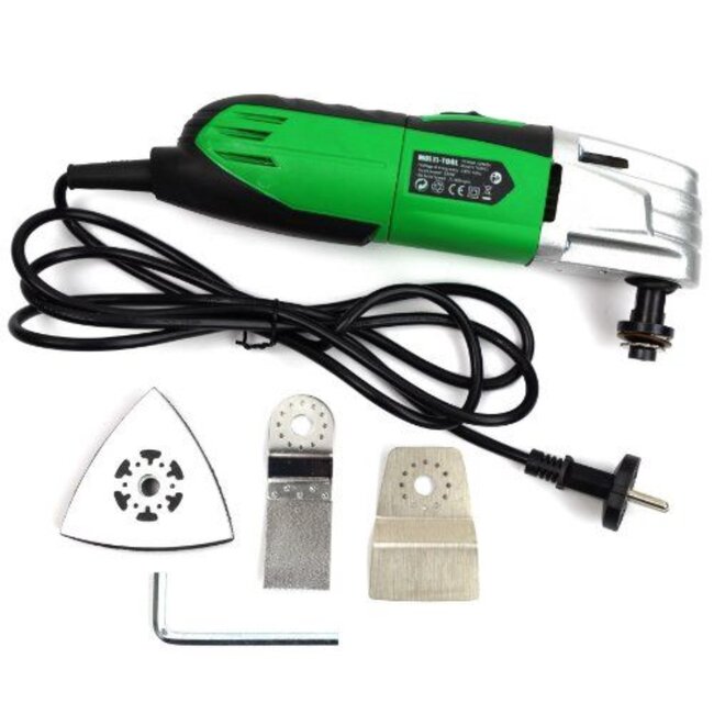 Hofftech Multitool - Oscillerend - Zagen, Schuren, Schrapen - 7-delig - 180W - 230V