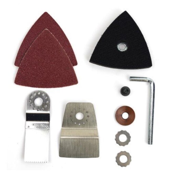 Hofftech Multitool - Oscillerend - Zagen, Schuren, Schrapen - 7-delig - 180W - 230V