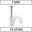 Benson Snoerclips - Kabelclips 7 mm - 25 stuks