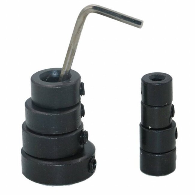 Benson Diepteaanslag ringen - traploos instelbaar - set van 8 - inclusief inbussleutel