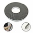 Benson Tochtstrip zwart foam - zelfklevend - 1,8 cm x 4 m - 8 mm dik