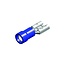 Benson Kabelschoenen set - vrouwelijk plat - 50 stuks - blauw - tot 2.5 mm²