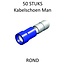 Benson Kabelschoen set - rond - blauw - 50 stuks - 2.5-4 mm²