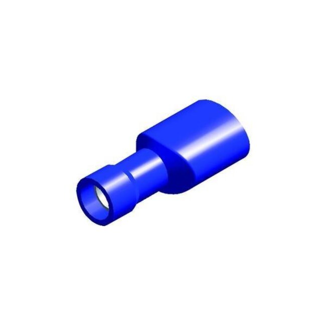 Benson Kabelschoenenset - Vrouwelijk - PVC - 2.5-6.3 mm - Blauw - 50 stuks