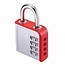 Stahlex Hangslot met cijfercode - aluminium - 85 mm - 4-cijferige combinatie