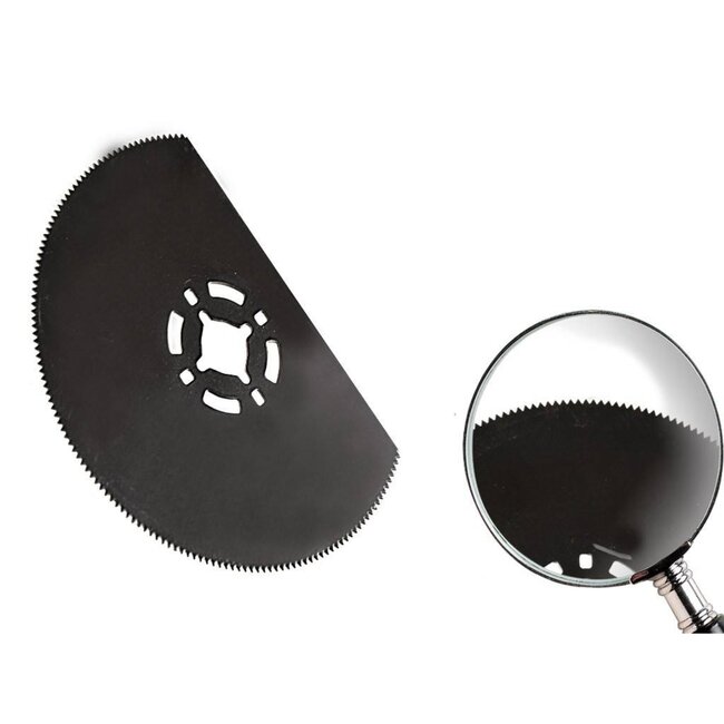 Hofftech Multitool zaagblad - semi-cirkel - 84 mm - hout en kunststof