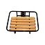 Benson Stalen fietsvoordrager - Houten steun - 24-28 inch - Zwart - Inclusief montagemateriaal