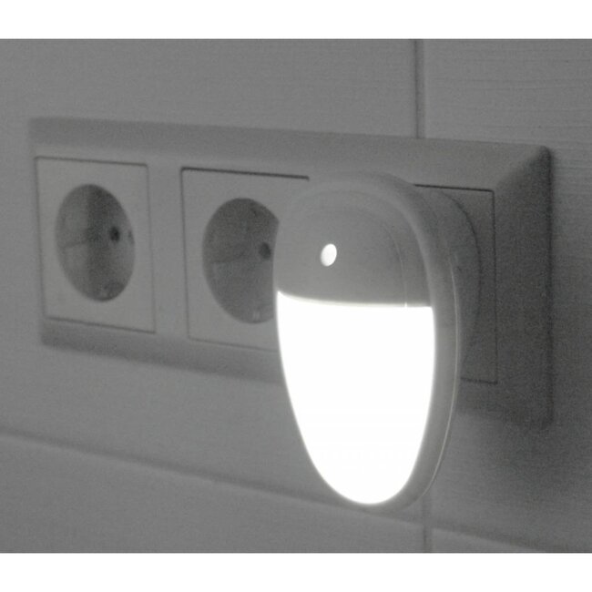 Benson LED-nachtlampje met sensor - Plug and play - Automatische verlichting - Slank design