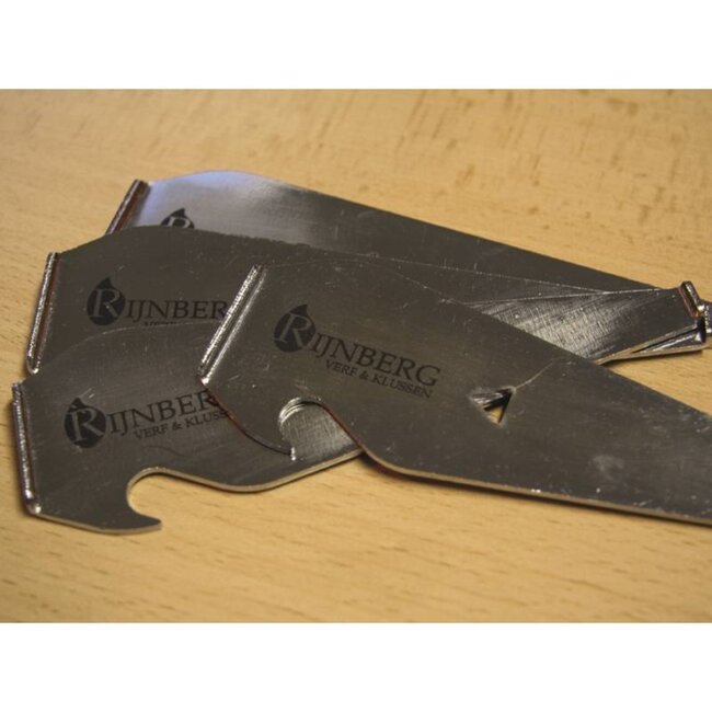 Benson Multifunctionele verfblikopener - metaal - 135 mm - duurzaam en veelzijdig