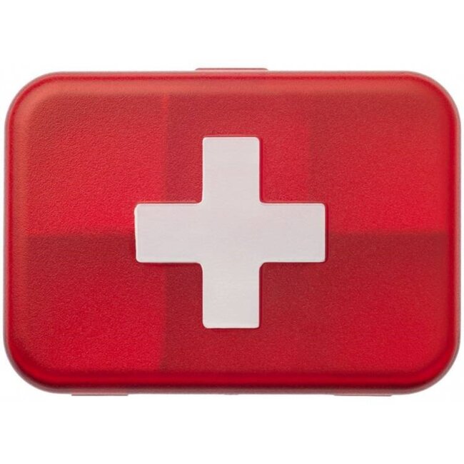 Benson Compacte pillendoos - 6 vakjes - lichtgewicht - transparant deksel - duurzaam kunststof