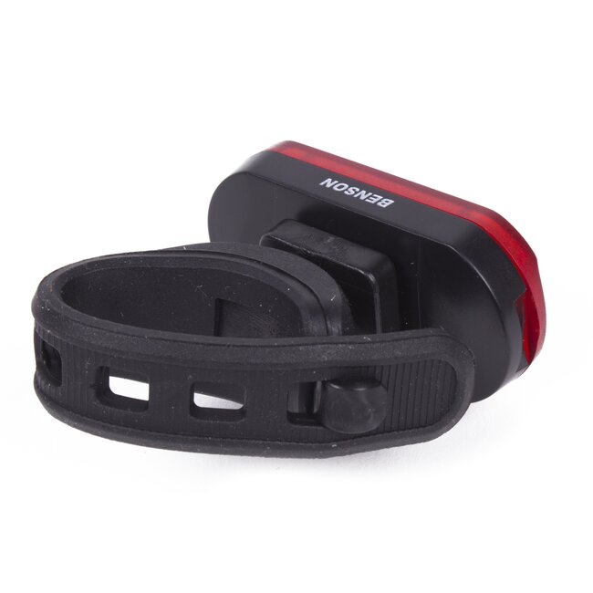 Benson Compact fiets achterlicht - 15 COB LED's - rood - knipperend - zijzichtbaarheid