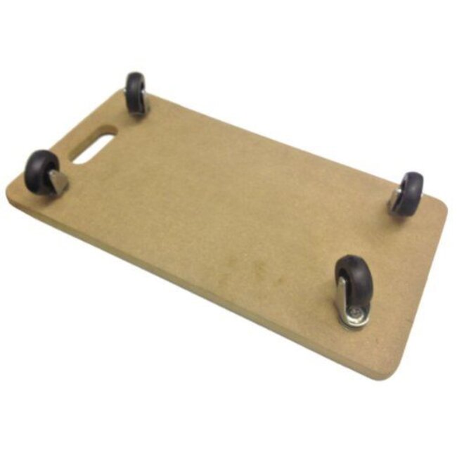 Benson Transport trolley - anti-slip - 200 kg draaggewicht - 58x30 cm - 4 zwenkwielen