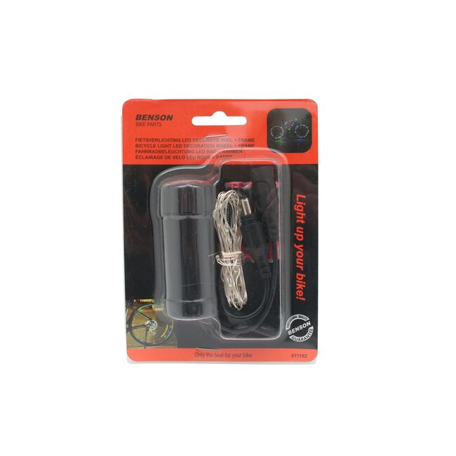 Benson Fietswiel verlichting - 22 LED lampjes - Waterdicht - Inclusief batterijen
