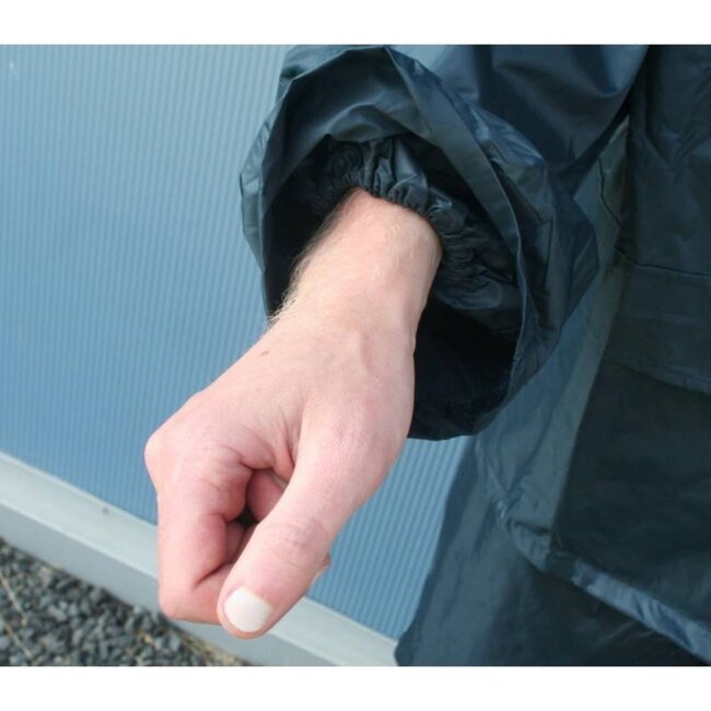 Lastpak Basic regenpak - wind- en waterdicht - blauw - maat XXL