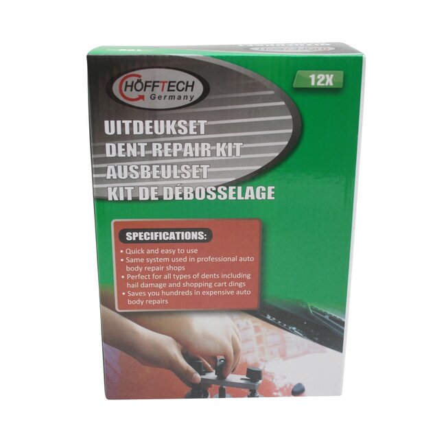 Hofftech Professionele uitdeukset - Verwijder deukjes - Auto, boot, caravan - Metalen boogbrug - Compleet pakket
