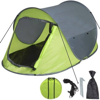 Lastpak Pop-Up Tent 245 x 145 x 95 cm Waterdicht & UV Beschermd