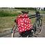 Lastpak Fiets afpaktas - Polkadot rood - 20 liter - Multifunctioneel
