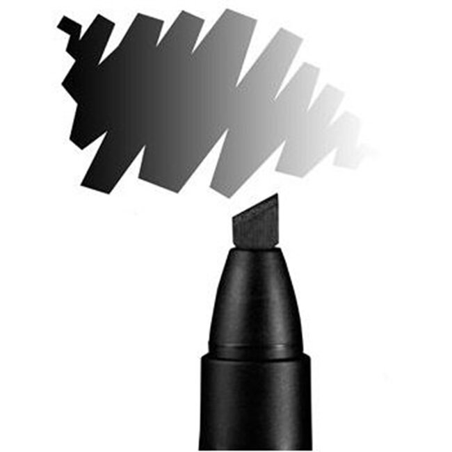 Benson Watervaste permanent markers - zwart - 4 stuks - veelzijdig en duurzaam