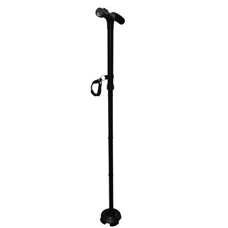 Benson Wandelstok met LED lamp - opvouwbaar en in hoogte verstelbaar - zwart