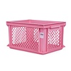Lastpak Fietskrat Kunststof Roze - L40 x B30 x H22 cm Lastpak Fietskrat Kunststof Roze - L40 x B30 x H22 cm
