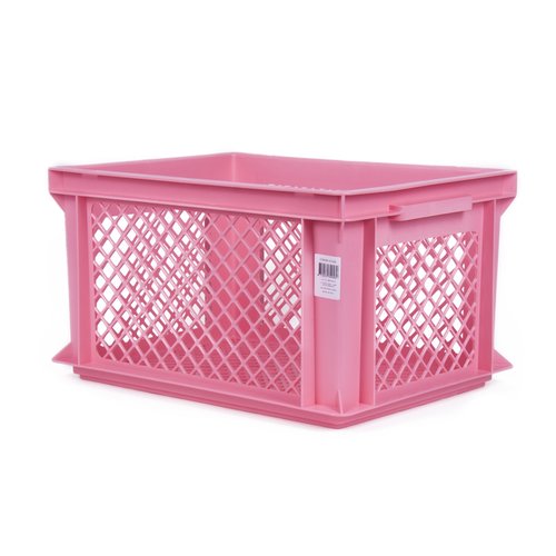Lastpak Fietskrat Kunststof Roze - L40 x B30 x H22 cm Lastpak Fietskrat Kunststof Roze - L40 x B30 x H22 cm