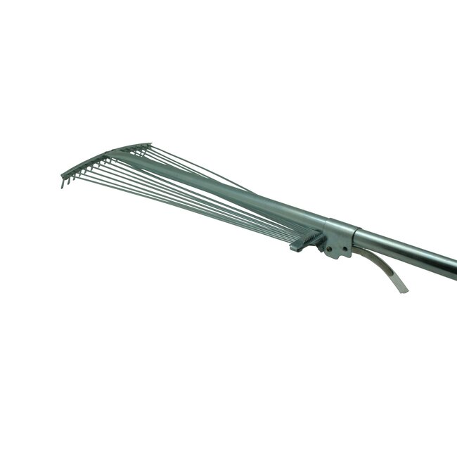 Benson Bladhark met 15 tanden - Verstelbare steel - Metaal - 155 cm - 43 cm werkbreedte