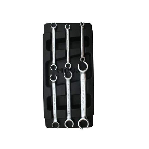 Benson Gevulde Gereedschapswagen - Tray Remsleutel - 6 delig Benson Gevulde Gereedschapswagen - Tray Remsleutel - 6 delig