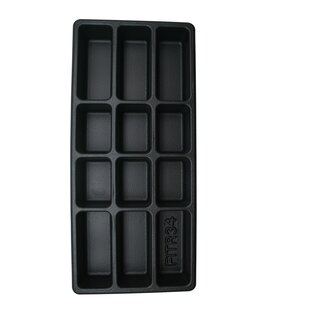 Benson 12-vaks tray voor gereedschap en onderdelen - kunststof - 38 x 17,5 x 4 cm