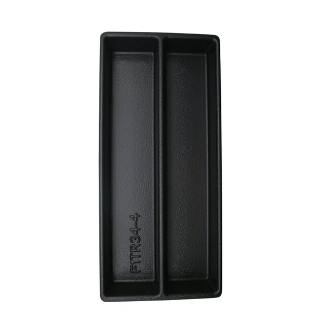 Benson 2-vaks tray voor gereedschapswagen - kunststof - 38 x 17 x 4 cm