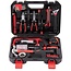 Hofftech Complete gereedschapset in handige koffer - 108 delig - overzichtelijk en draagbaar