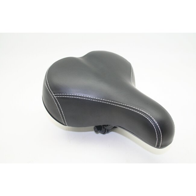 Benson Comfortabel fietszadel - gel vulling - zwart - 250 x 200 mm - unisex