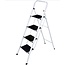 Benson Huishoudtrap - 4 treden - inklapbaar - anti-slip - draagvermogen 150 kg
