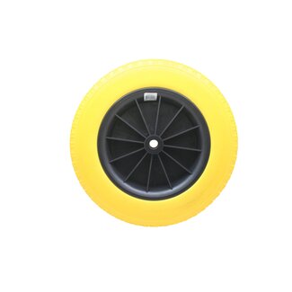 Benson Anti-lek kruiwagenwiel - Flex Lite Premium - Ø 39 cm - Massief rubber - Kunststof velg