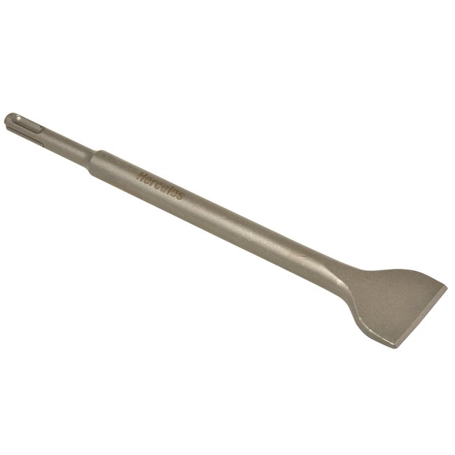 Hercules Brede platte beitel - SDS-Plus - 40 x 250 mm - Gehard staal