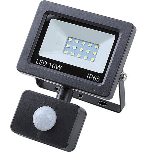 Hofftech LED Straler - Bouwlamp SMD met Sensor - 10 Watt - IP65 Hofftech LED Straler - Bouwlamp SMD met Sensor - 10 Watt - IP65