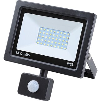 Hofftech LED bouwlamp - energiezuinig - sensor en timer - IP65 - 30W - 2100 lumen - 6000K