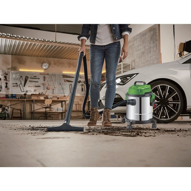 Hofftech Nat en droog stofzuiger - 1200W - 12 liter - met blaasfunctie - compact en lichtgewicht