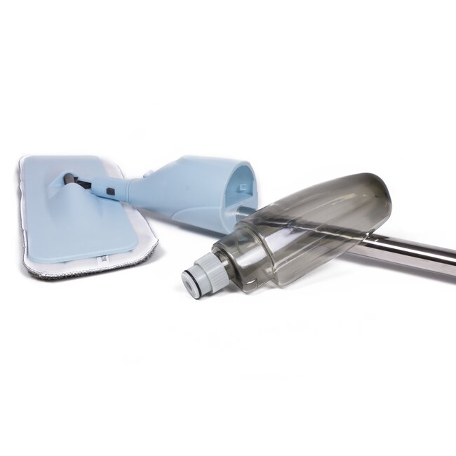 Benson Vloermop met sprayfunctie - microvezel doek - 360° roterende voet - lichtgewicht - geschikt voor harde vloeren