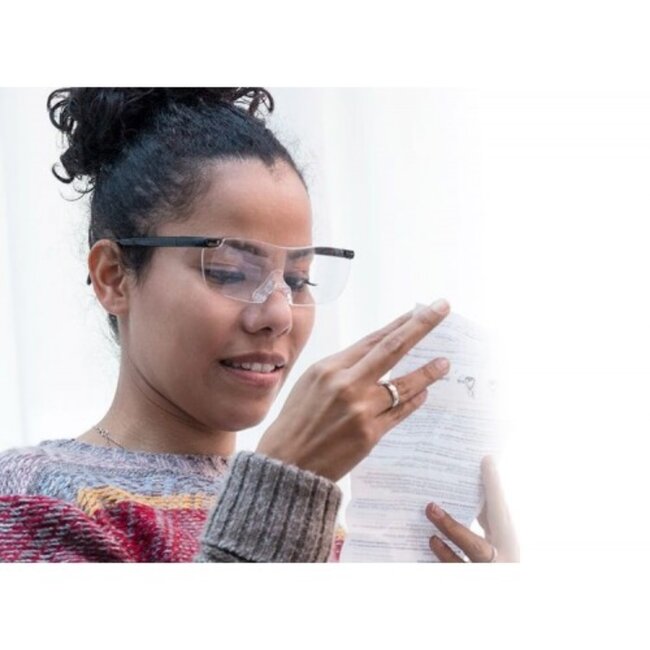 Benson Vergrotende bril - Ergonomisch ontwerp - Tot 160% vergroting - Inclusief opbergzakje