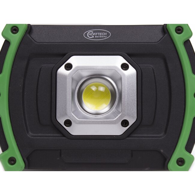 Hofftech Oplaadbare LED bouwlamp - 10W - 700 lumen - daglicht - spatwaterdicht - USB-kabel
