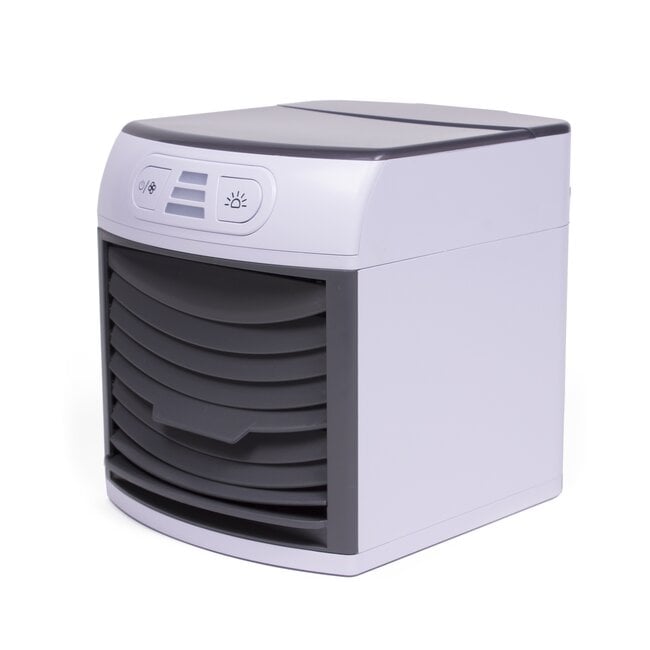Benson Compacte luchtkoeler en bevochtiger met LED-verlichting - 10 m² - 27 dB - USB-voeding