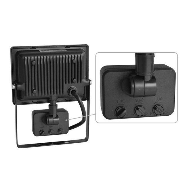 Hofftech LED bouwlamp - met sensor - 10W - IP65 - energiezuinig - 700 lumen