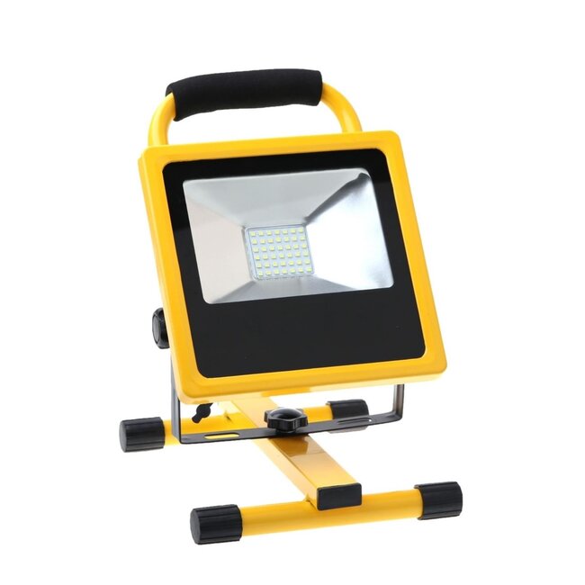 Hofftech Oplaadbare LED bouwlamp - 20W - 1500 lumen - IP65 - met autolader