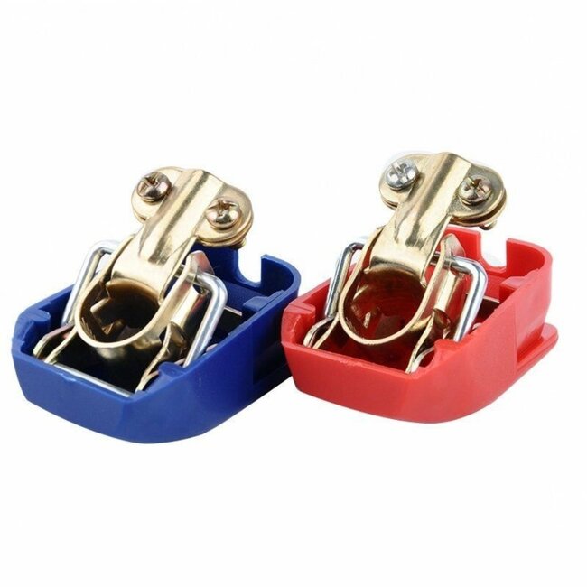 Benson Accupoolklemmen set - snelsluiting - plus en min pool - met beschermkapjes